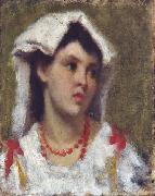 Young Woman from Ciociara Leonardo Bazzaro